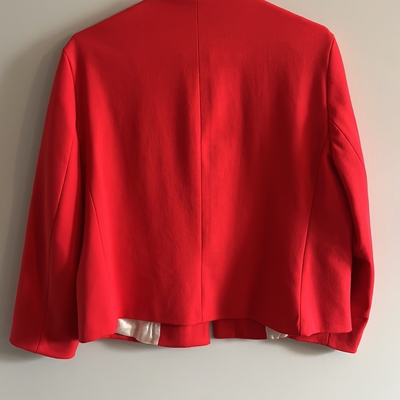 Zara Basic Blazer in Red size XL no shoulder pads in good condition - Picture 4 of 4